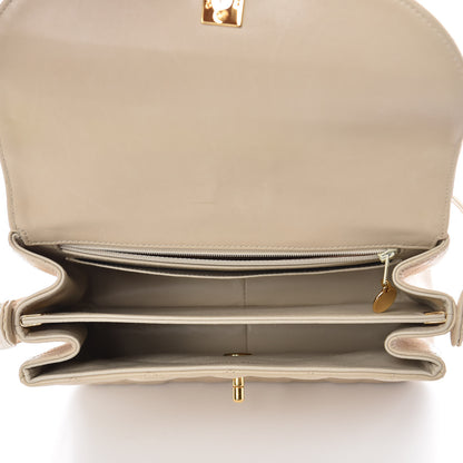 Chanel Lambskin Quilted Small Single Flap Beige Clair 7 of 15