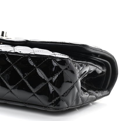 Chanel Patent Quilted Medium Double Flap Black 10 of 13