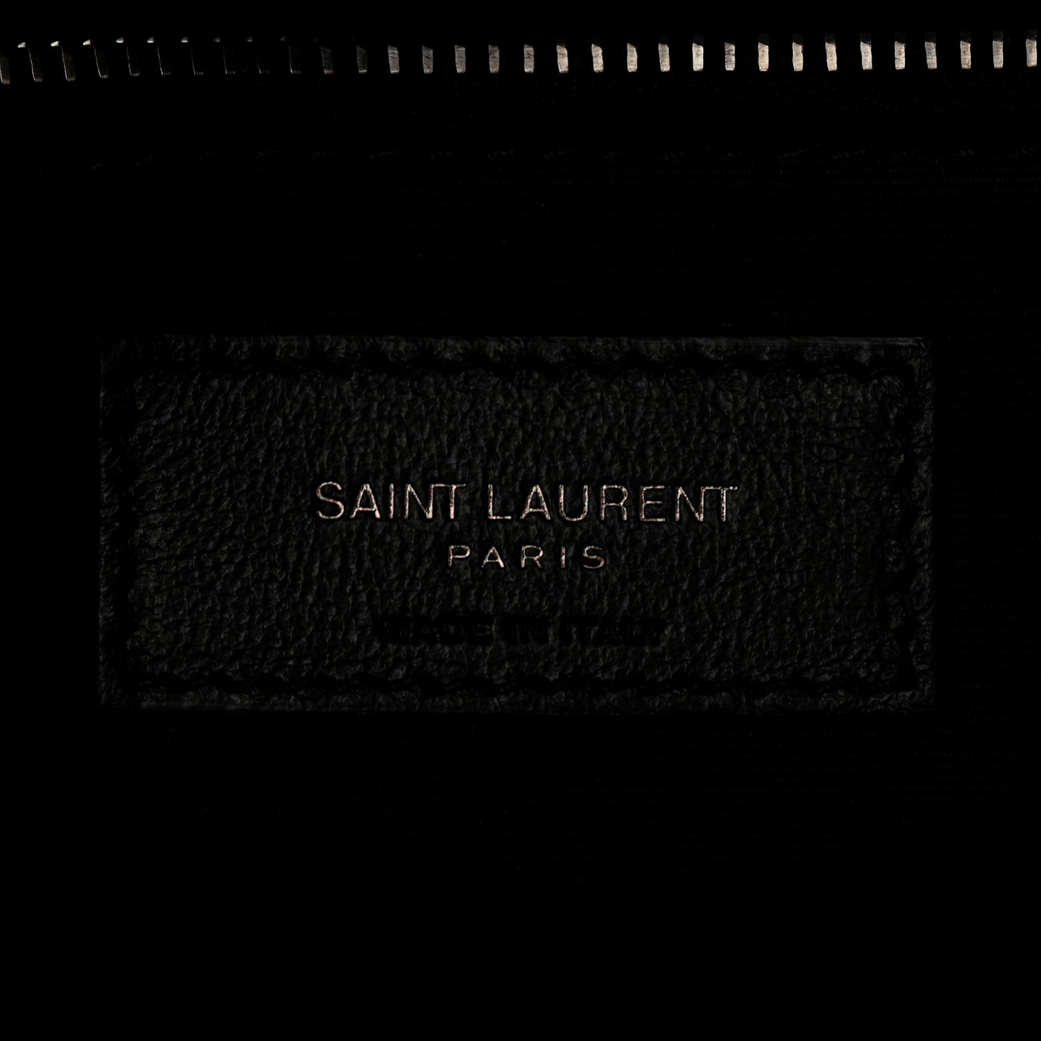 Saint Laurent Crinkled Calfskin Monogram Medium Niki Chain Satchel Black 6 of 10