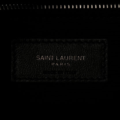 Saint Laurent Crinkled Calfskin Monogram Medium Niki Chain Satchel Black 6 of 10