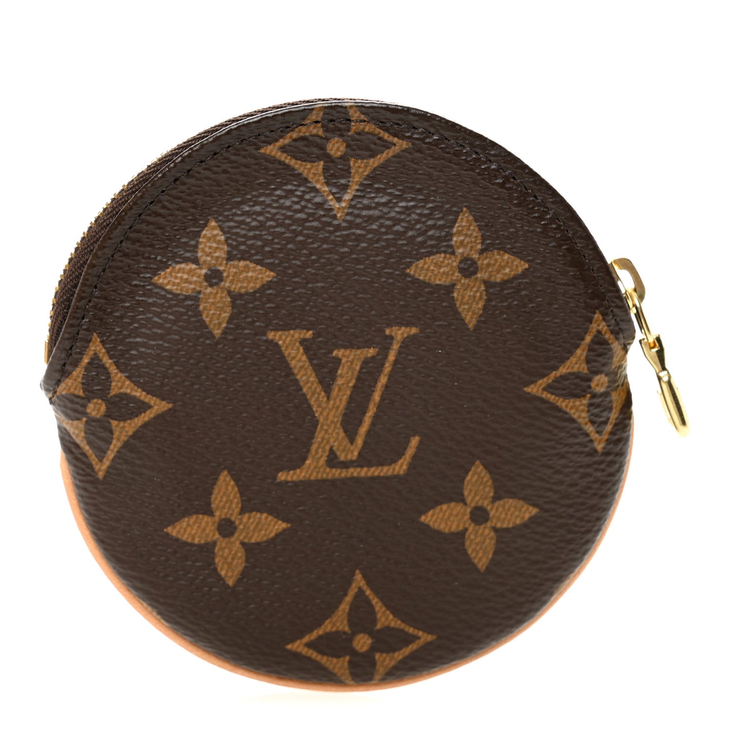 Monogram Round Coin Purse
