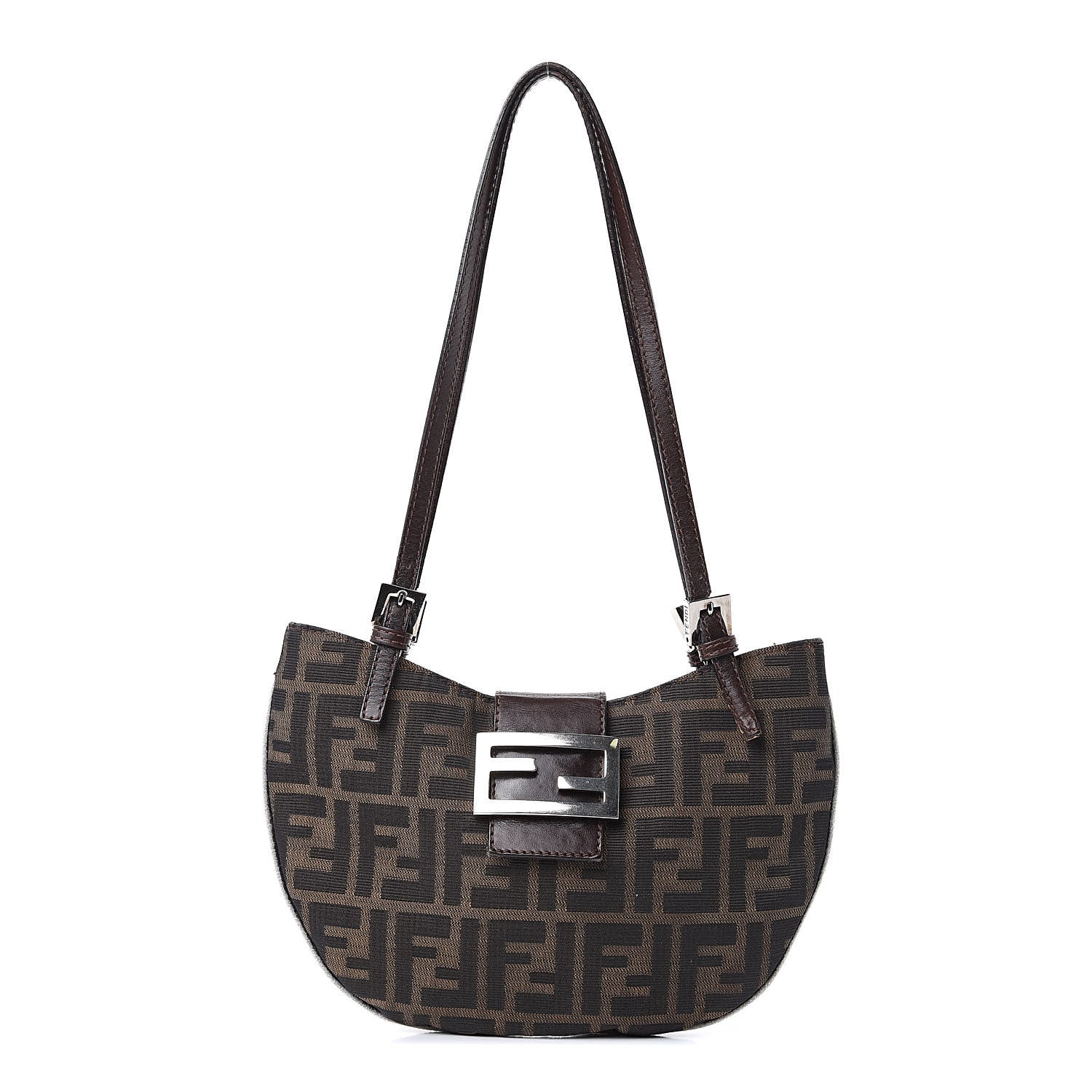 Fendi Zucca Shoulder Bag Tobacco 1 of 13