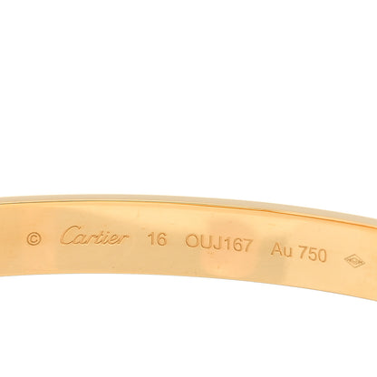 Cartier 18K Yellow Gold LOVE Bracelet 16 4 of 4