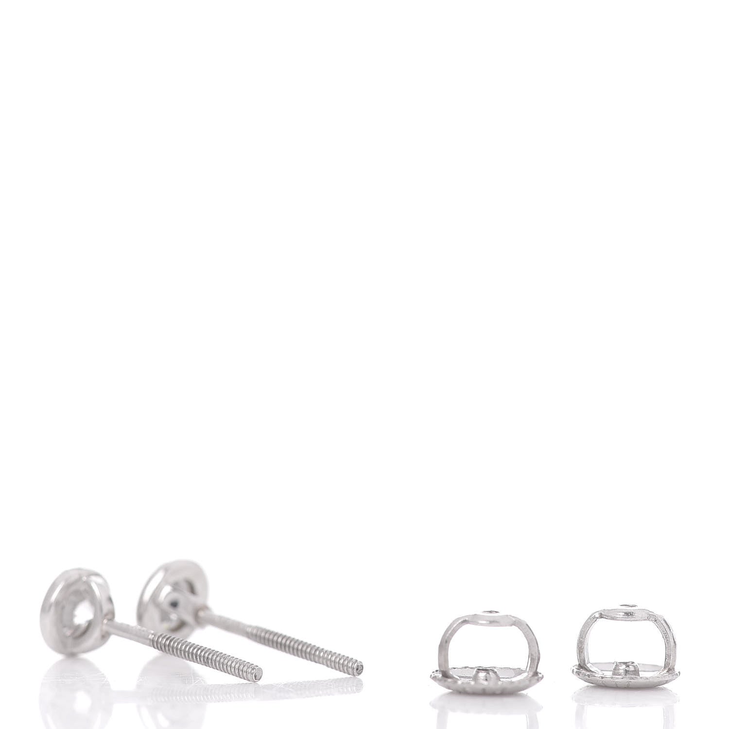 Tiffany Platinum Diamond .50ctw Elsa Peretti Diamonds By The Yard Earrings 3 of 6