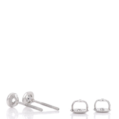 Tiffany Platinum Diamond .50ctw Elsa Peretti Diamonds By The Yard Earrings 3 of 6