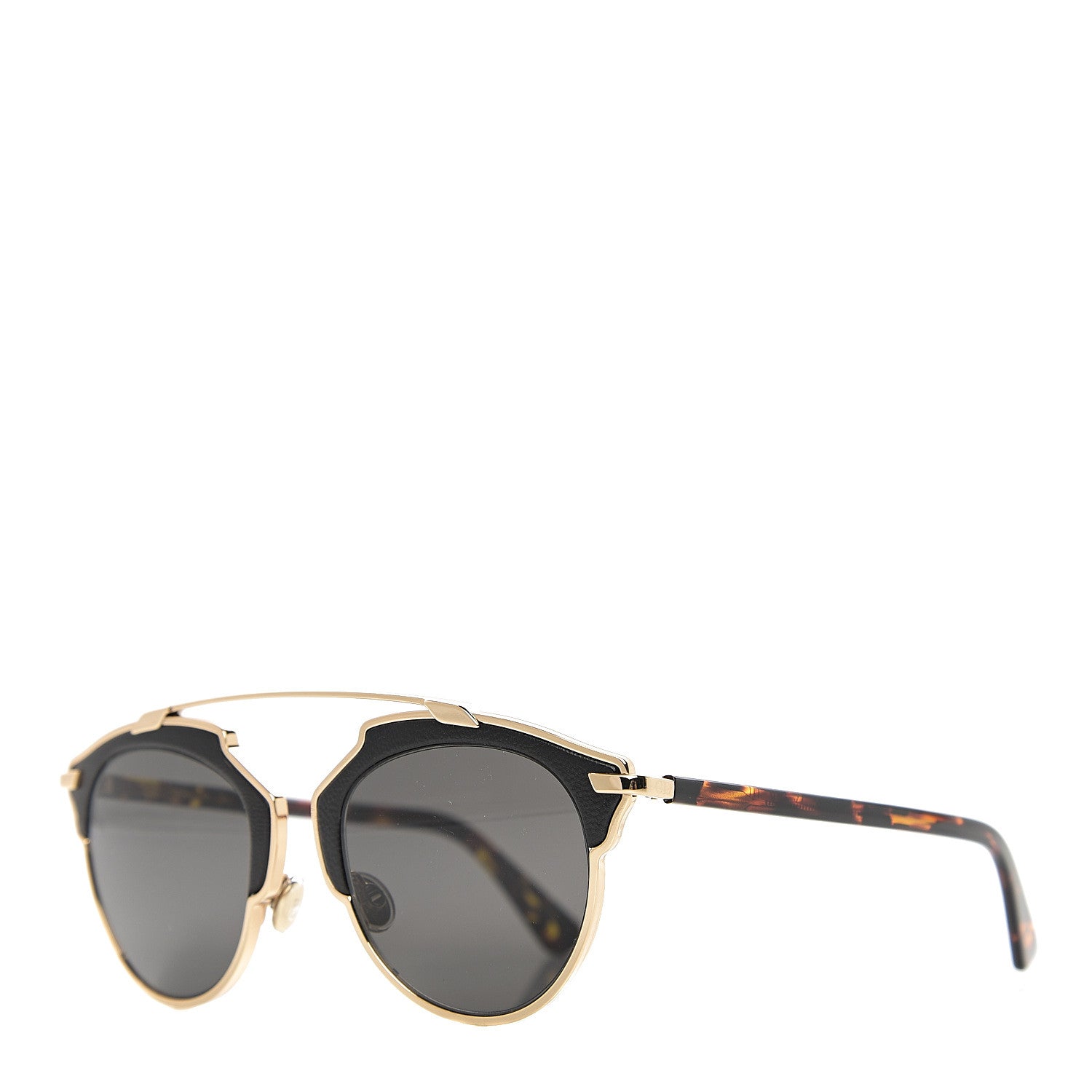 Christian Dior Metal Lambskin So Real Sunglasses Black 1 of 8