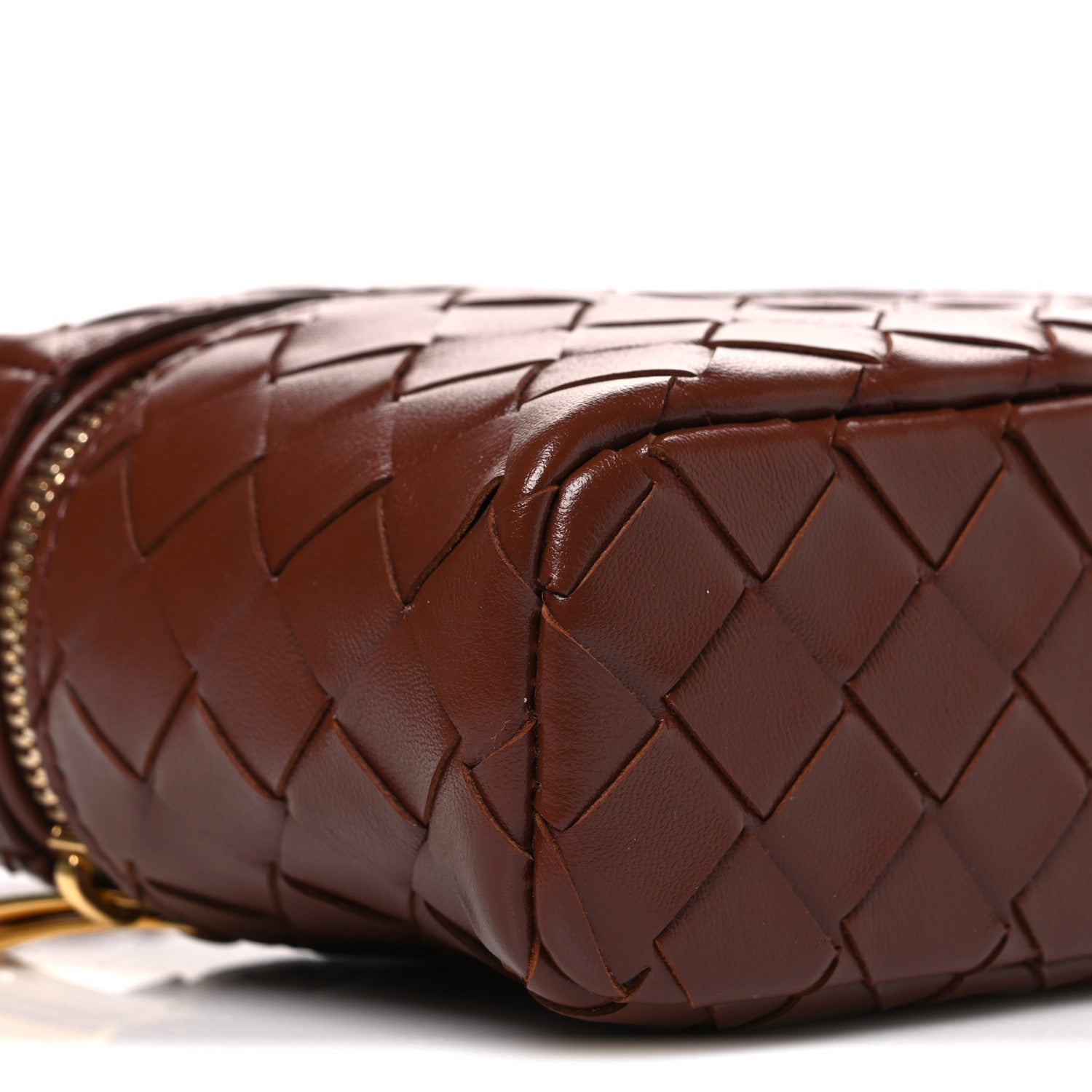 Bottega Veneta Nappa Intrecciato Bang Bang Vanity Case Sapele 10 of 11