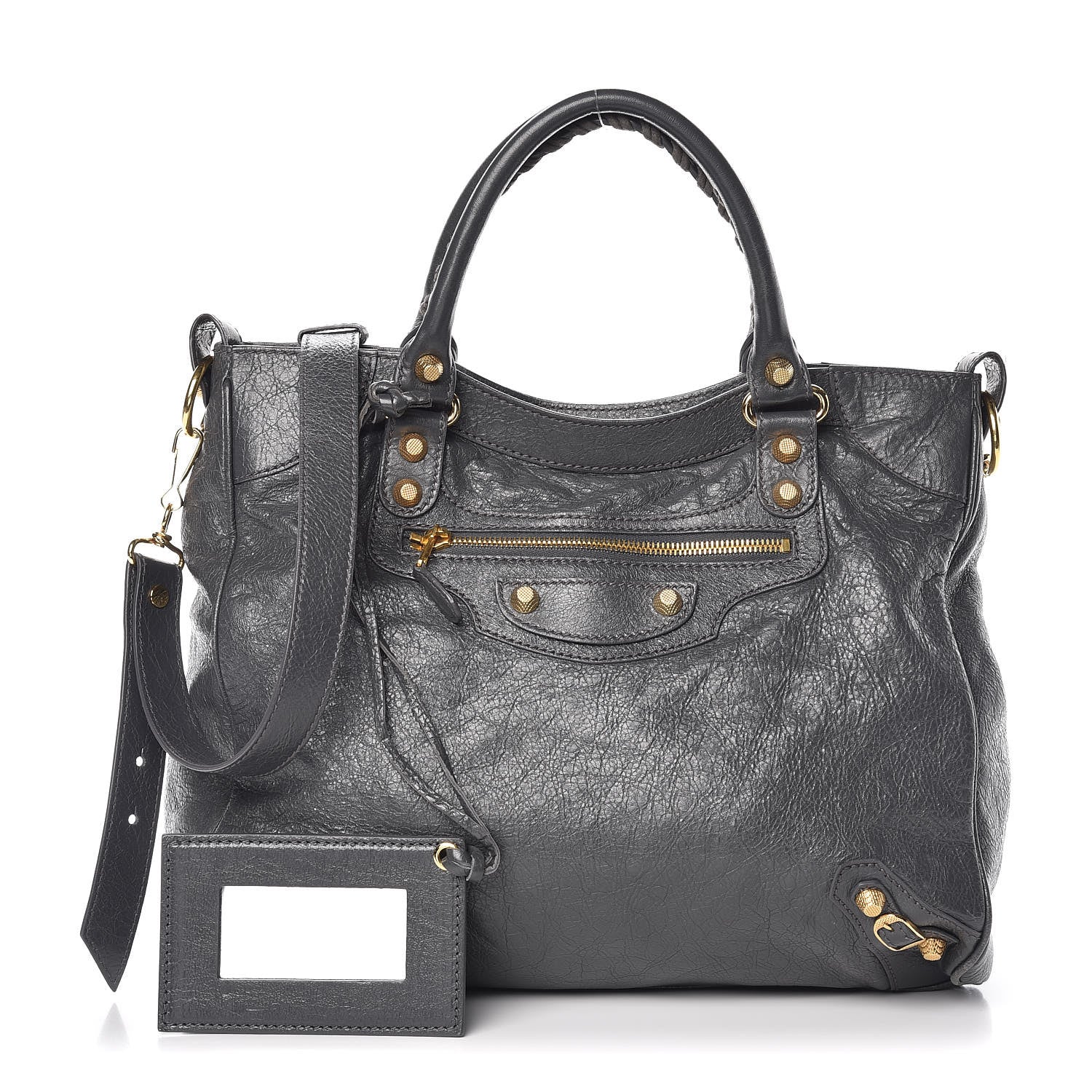 Balenciaga Agneau Giant 12 Gold Hardware Velo Gris Fossile Anthracite 1 of 11