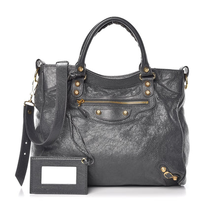 Balenciaga Agneau Giant 12 Gold Hardware Velo Gris Fossile Anthracite 1 of 11
