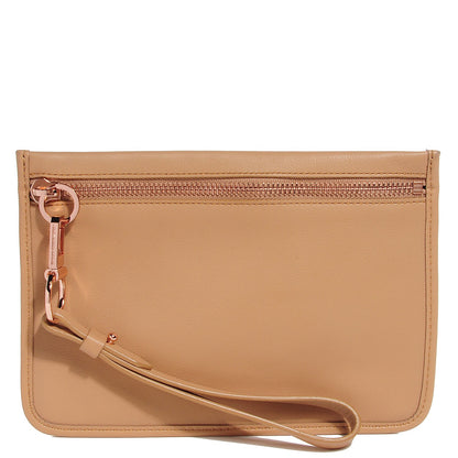 Alexander Wang Smooth Leather Prisma Wristlet Camel Rose Gold Hardware 1 of 7