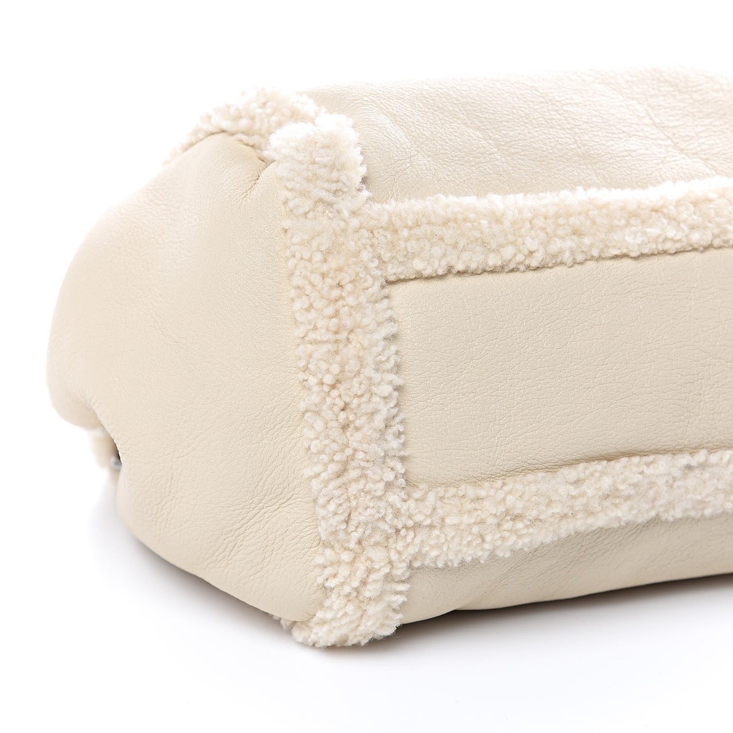 Shearling Medium Nolita Shoulder Bag Natural