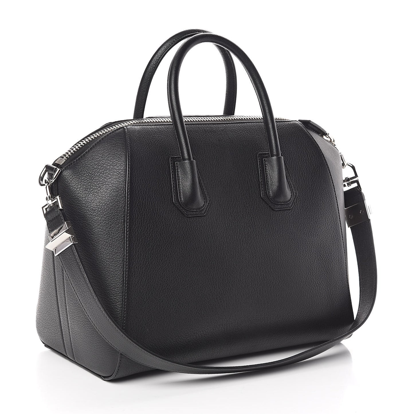 Sugar Goatskin Medium Antigona Black