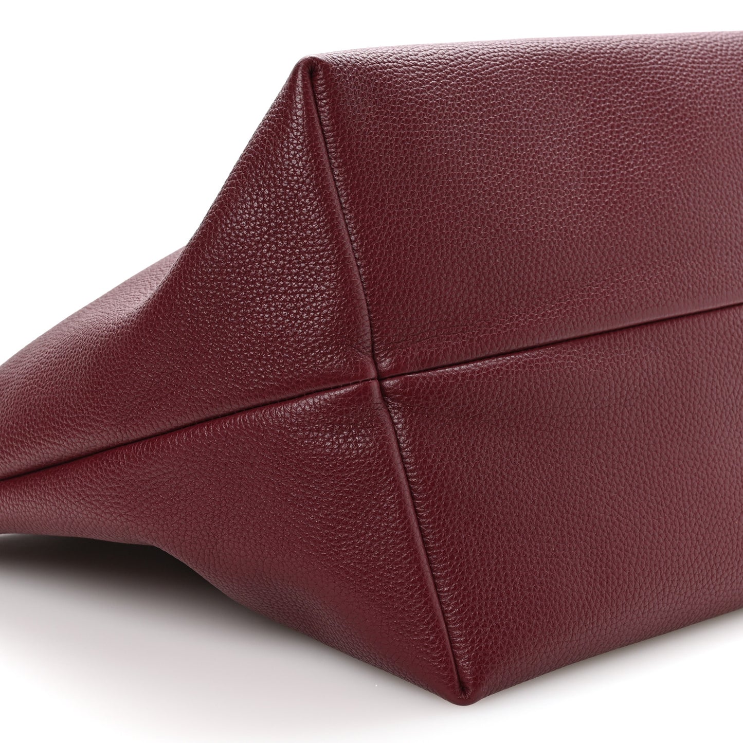 Grained Calfskin Monogram Large Totissima Reversible Tote Rosso Ancora