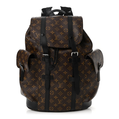 Louis Vuitton Monogram Macassar Christopher PM Backpack 1 of 11