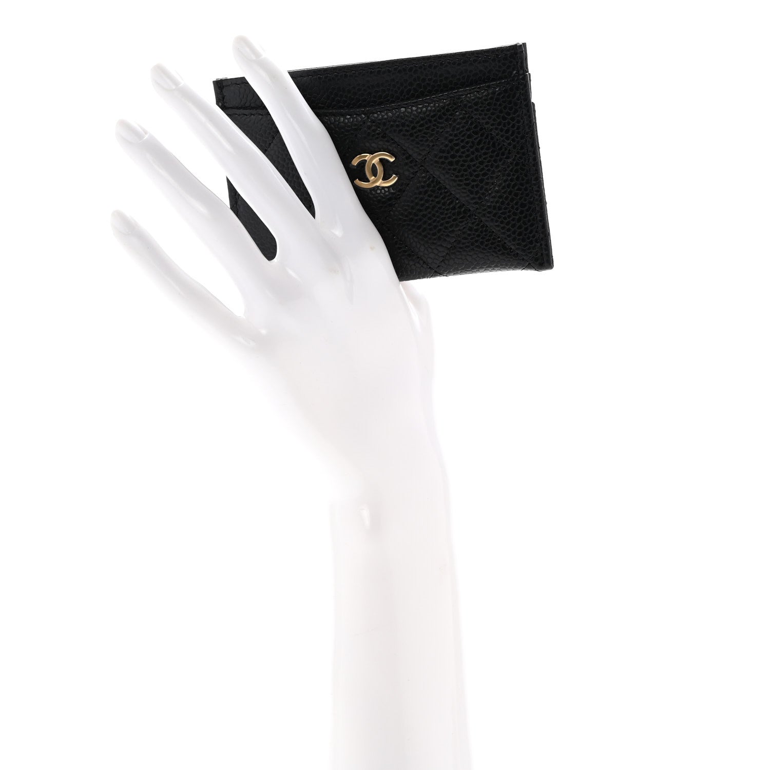 Chanel Caviar Quilted Card Holder Black 2 of 9