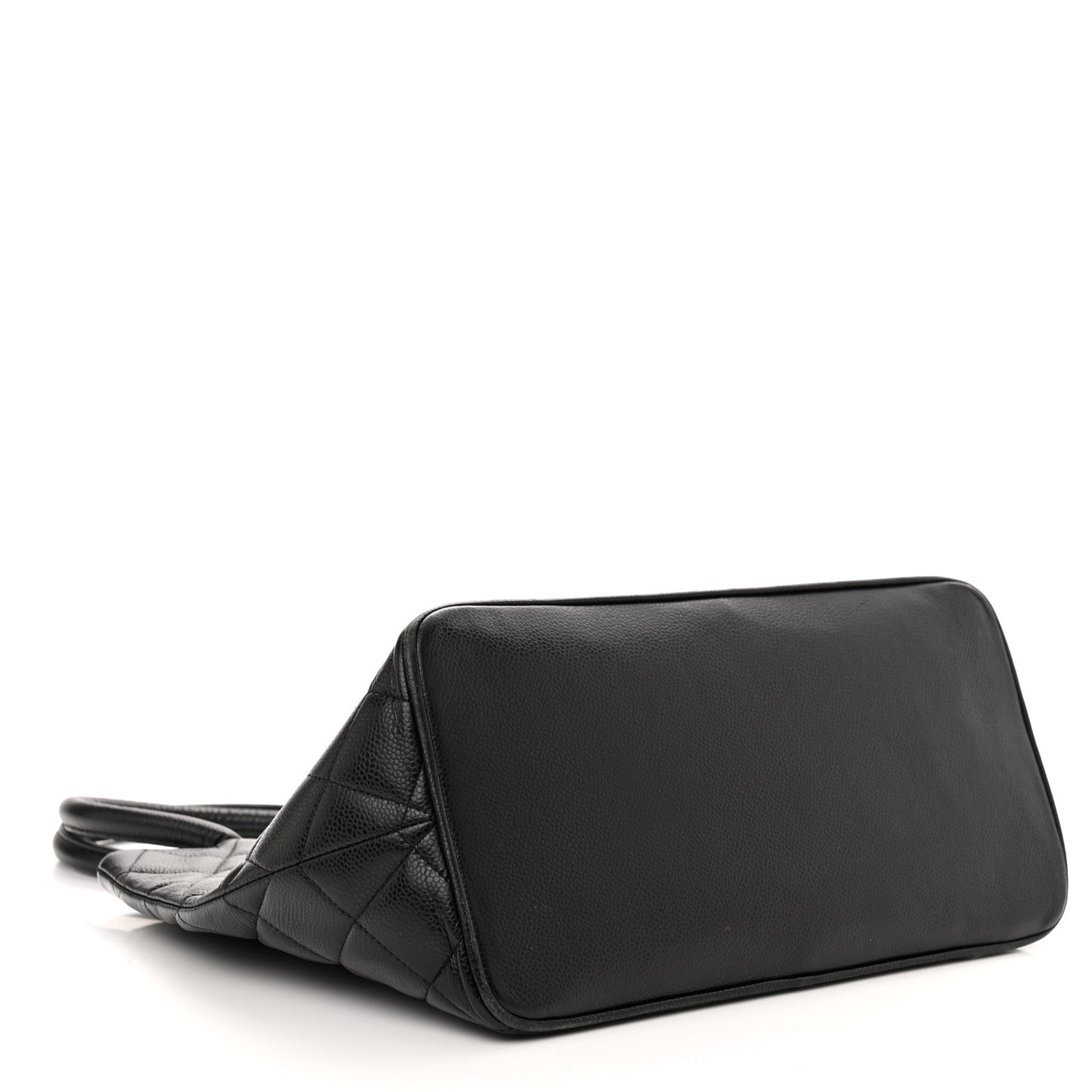 Caviar Quilted Medallion Tote Black