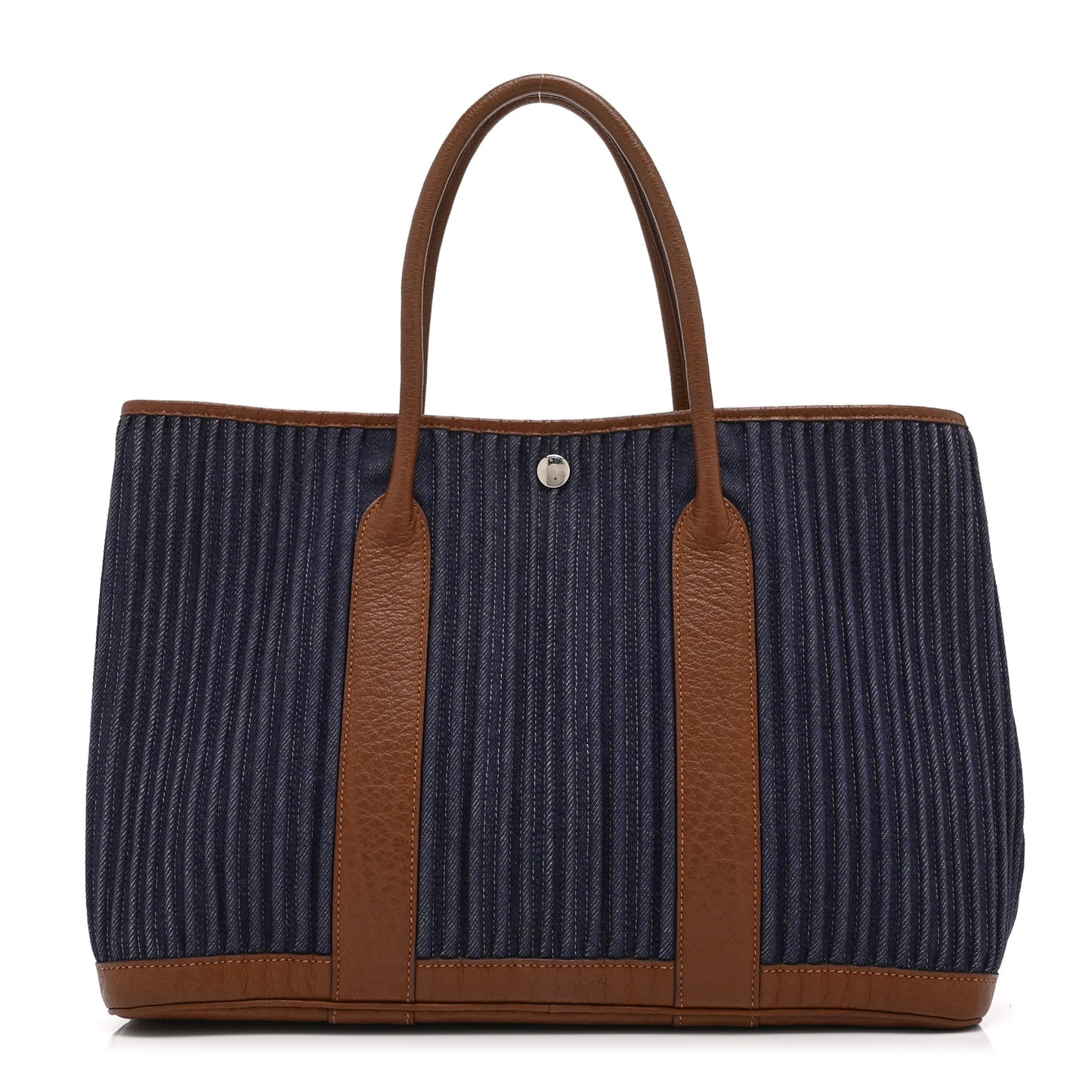 Denim Toile Negonda Garden Party Tote 36 MM