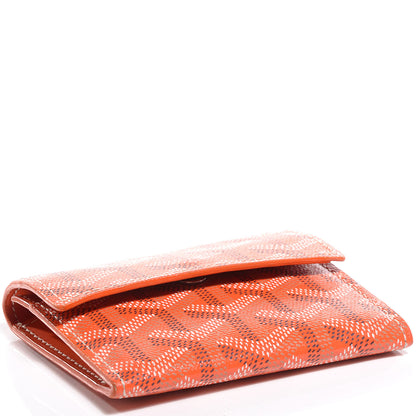 Goyard Goyardine Coin Purse Wallet Orange 4 of 7