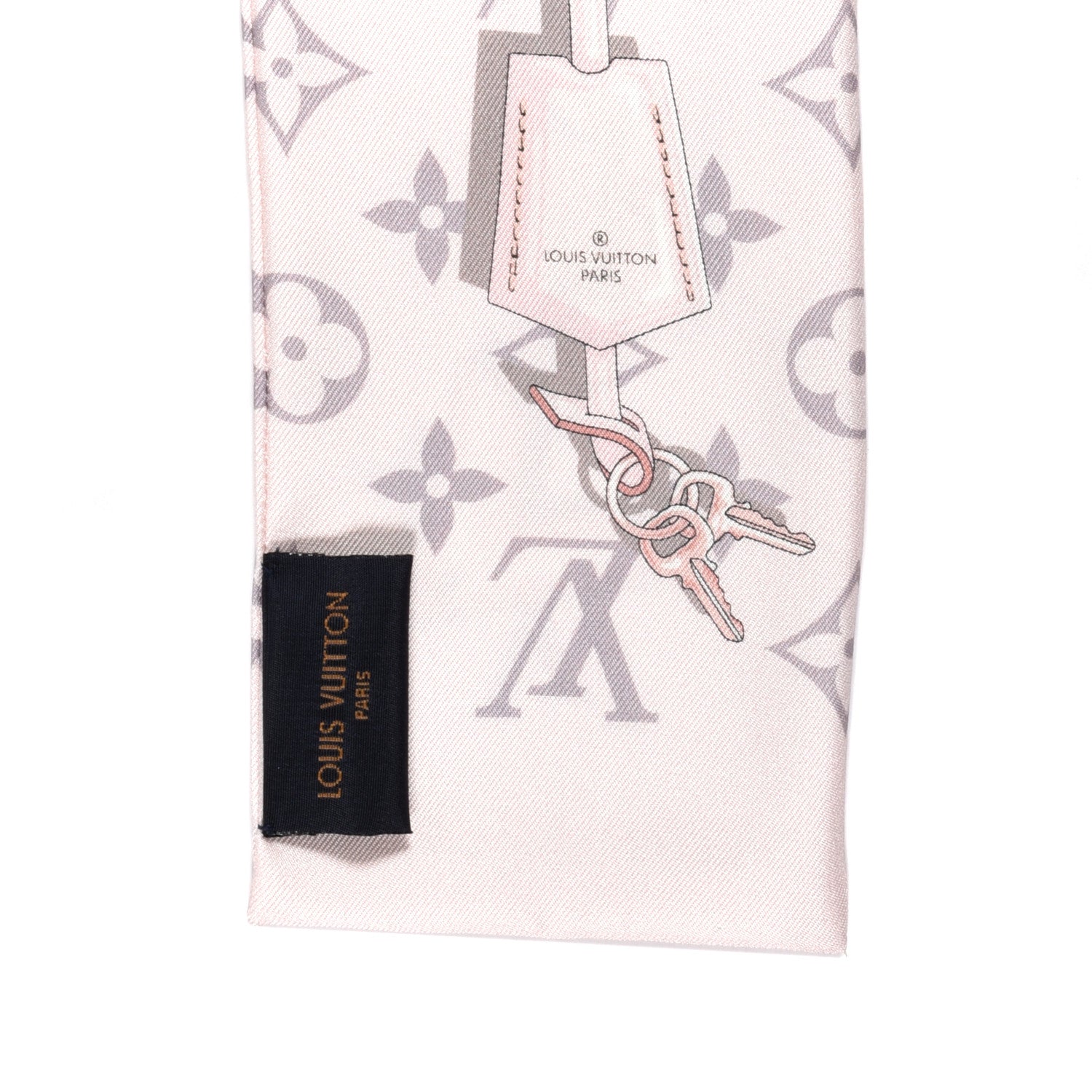 Louis Vuitton Silk Monogram Confidential Bandeau Light Pink 3 of 4