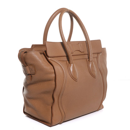 Celine Pebbled Calfskin Mini Luggage Camel 4 of 10