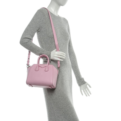 Givenchy Sugar Goatskin Mini Antigona Bright Pink 2 of 6
