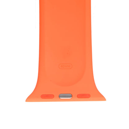 Hermes Silicone 40mm Apple Sports Watch Single Tour Band Orange 4 of 4
