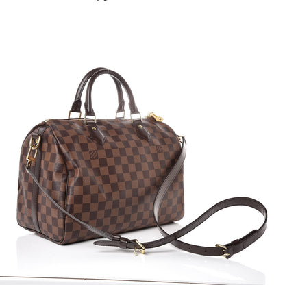 Louis Vuitton Damier Ebene Speedy Bandouliere 30 4 of 11