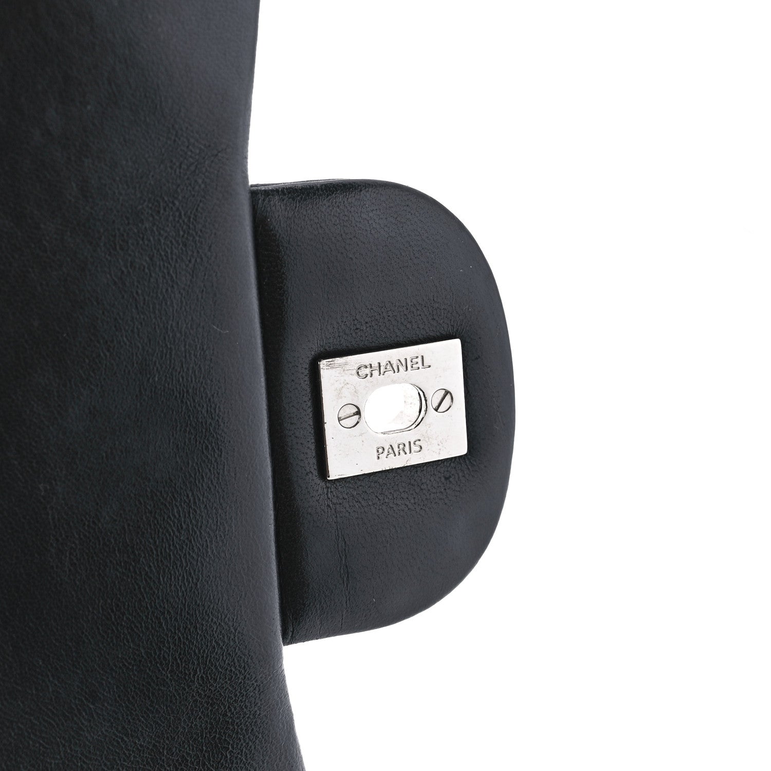 Chanel Lambskin Quilted Maxi Double Flap Black 7 of 12