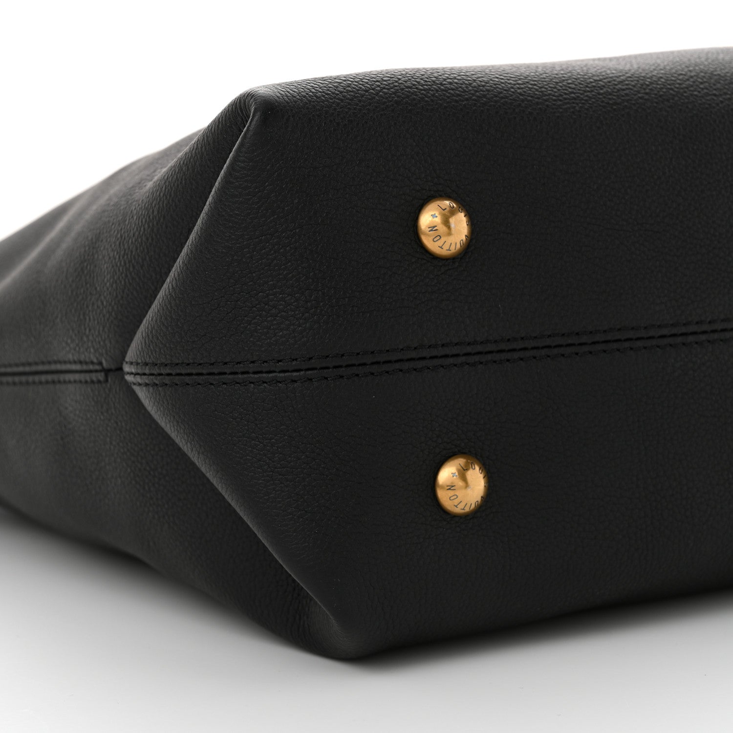 Louis Vuitton Grained Calfskin Low Key Cabas MM Black 9 of 11