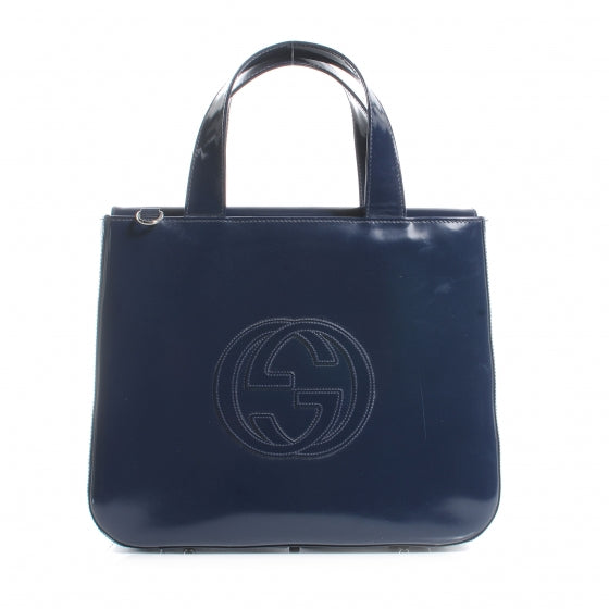 Patent GG Bag Blue