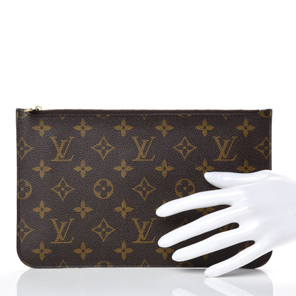 Louis Vuitton Monogram Neverfull MM GM Pochette 2 of 8