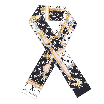 Louis Vuitton Silk Monogram Confidential Bandeau Black 1 of 4