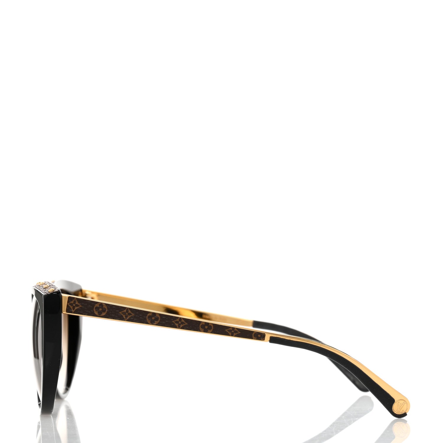 Louis Vuitton Acetate Monogram La Boum Sunglasses Z1147W Black 3 of 10