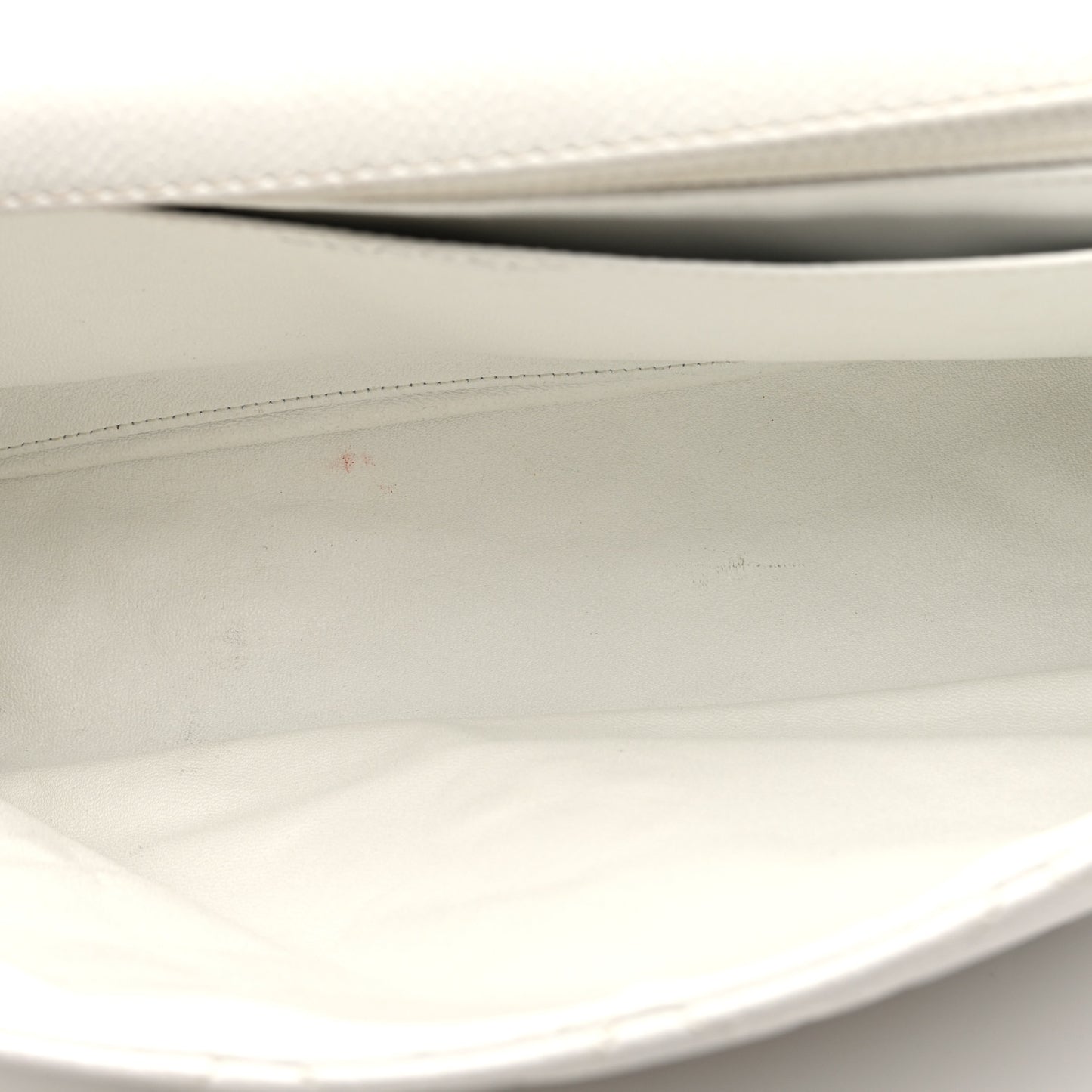 Caviar Quilted Jumbo Single Flap White