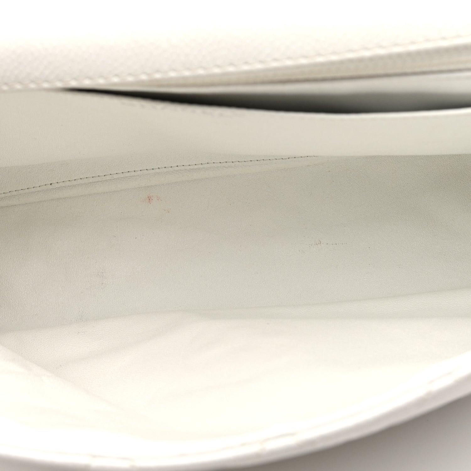 Chanel Caviar Quilted Jumbo Single Flap White 5 of 10
