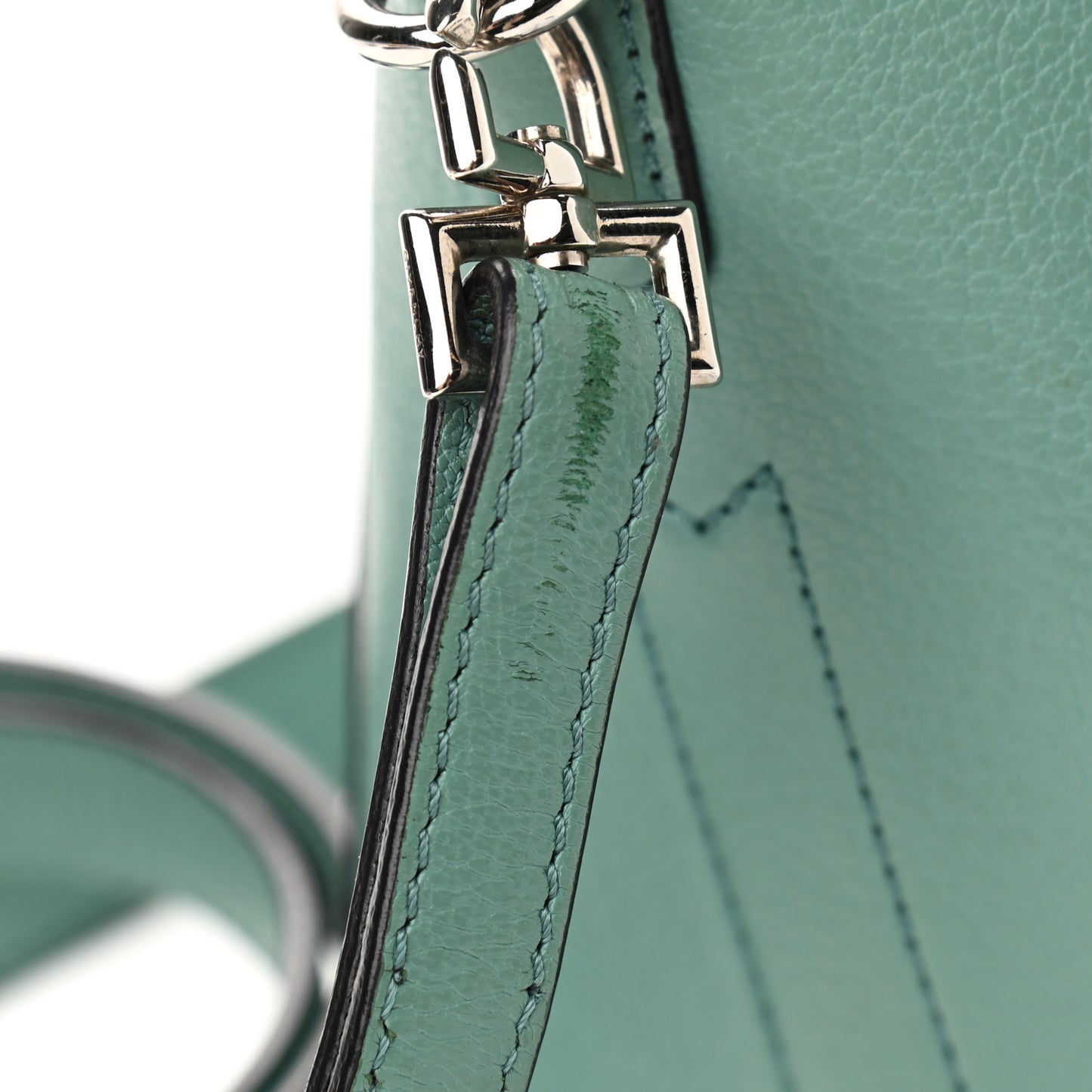 Sugar Goatskin Mini Antigona Aqua