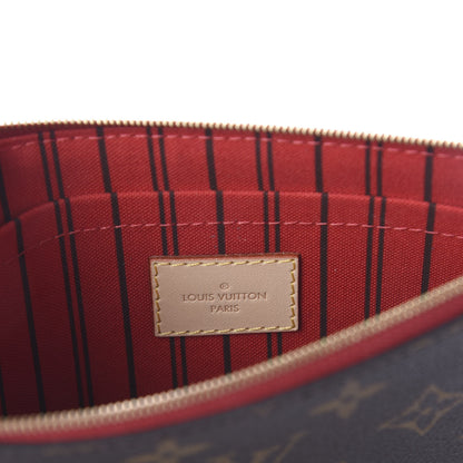 Louis Vuitton Monogram Neverfull MM GM Pochette Cherry 8 of 10