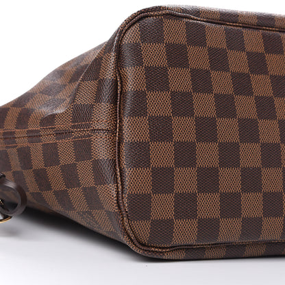 Louis Vuitton Damier Ebene Neo Neverfull MM Rose Ballerine 10 of 11