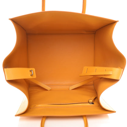 Celine Grained Calfskin Medium Phantom Luggage Saffron 5 of 16