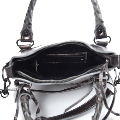 Balenciaga Chevre Mini Classique Pewter 5 of 12