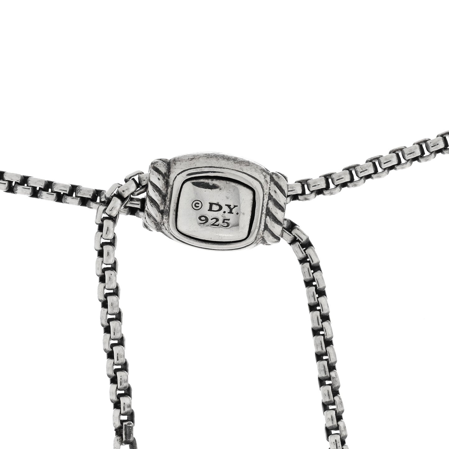 Sterling Silver Diamond Black Onyx Chatelaine Y Necklace