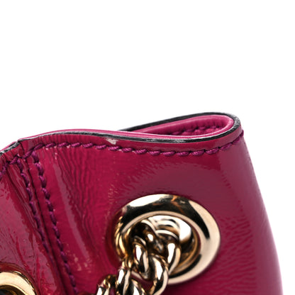 Gucci Vernice Naplack Medium Soho Chain Shoulder Bag Bright Bouganville 14 of 15