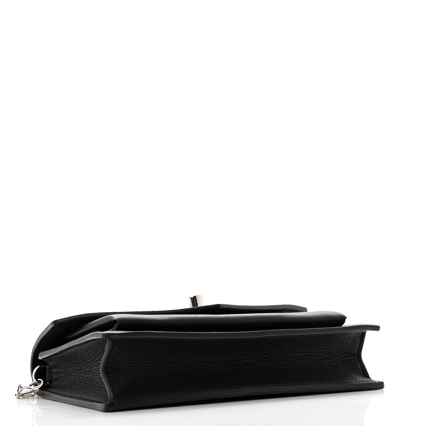 Soft Calfskin My Lockme Chain Pochette Black