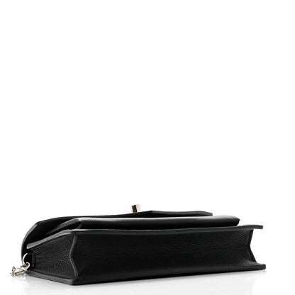 Louis Vuitton Soft Calfskin My Lockme Chain Pochette Black 4 of 12