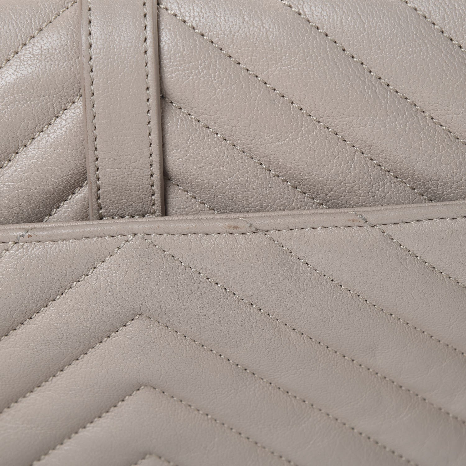 Saint Laurent Sheepskin Matelasse Chevron Monogram Medium College Bag Rose Antic 13 of 13