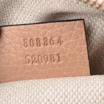 Gucci Pebbled Calfskin Small Soho Disco Bag Camelia 8 of 10