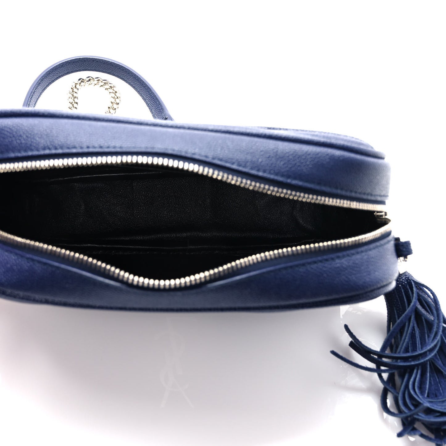 Grain De Poudre Matelasse Monogram Mini Lou Camera Bag Azure Blue
