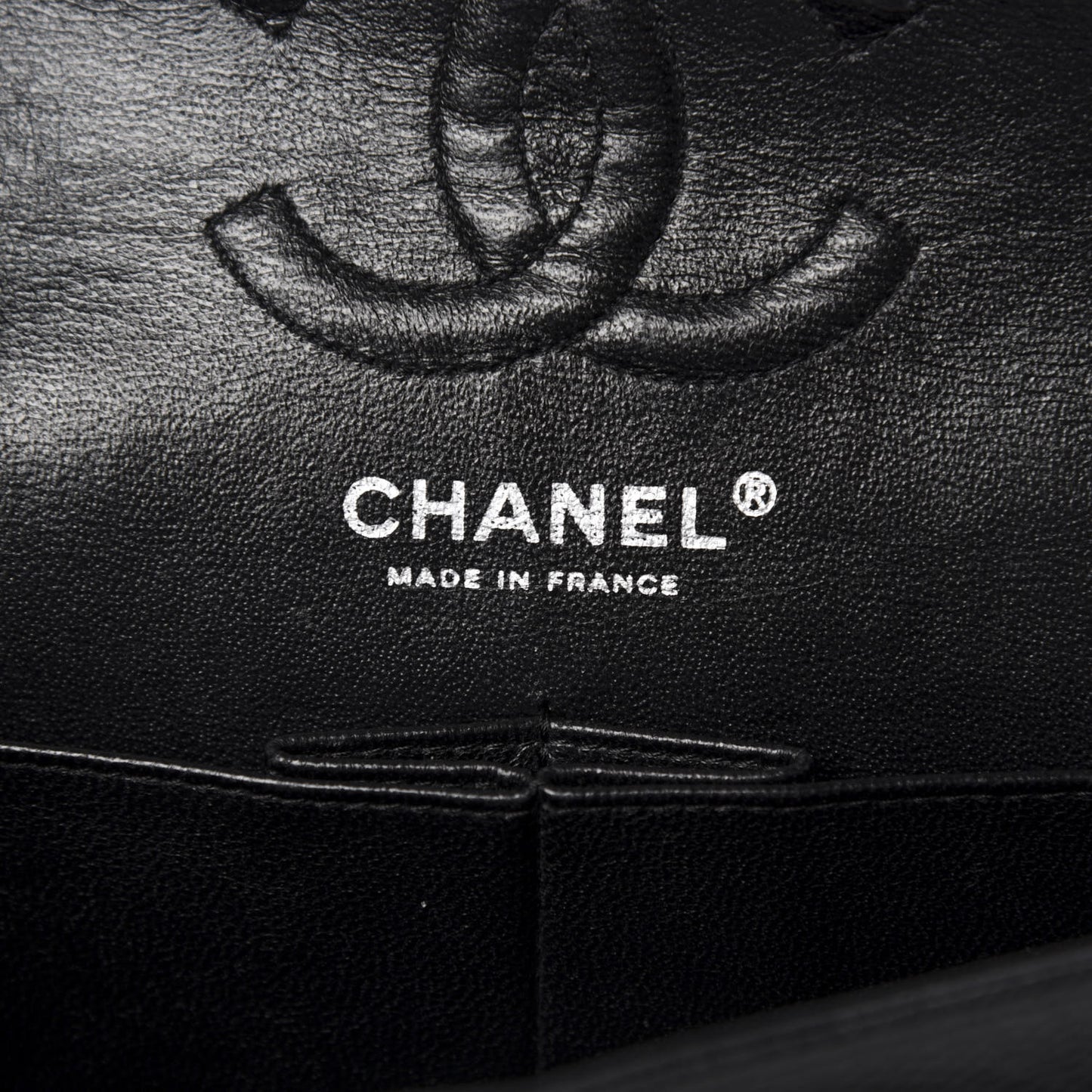 Caviar Quilted Small Double Flap Black