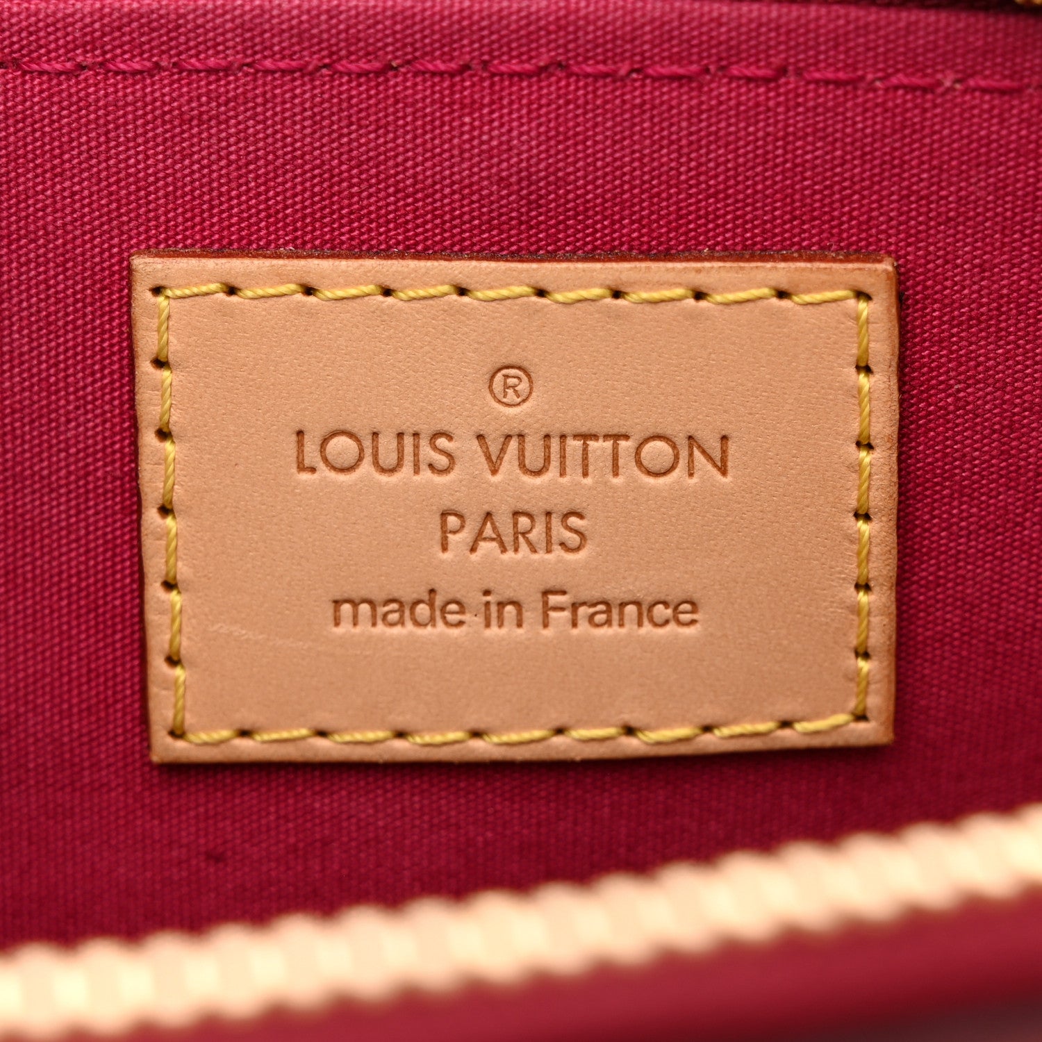 Louis Vuitton Vernis Alma BB Rose Indien 6 of 9