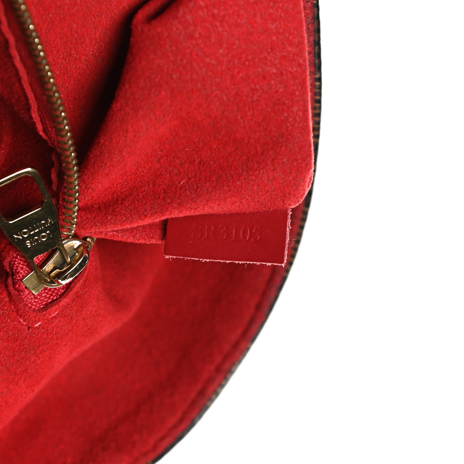 Louis Vuitton Damier Ebene Caissa Hobo Cherry 7 of 13